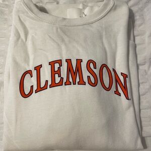 Clemson White Sweatshirt